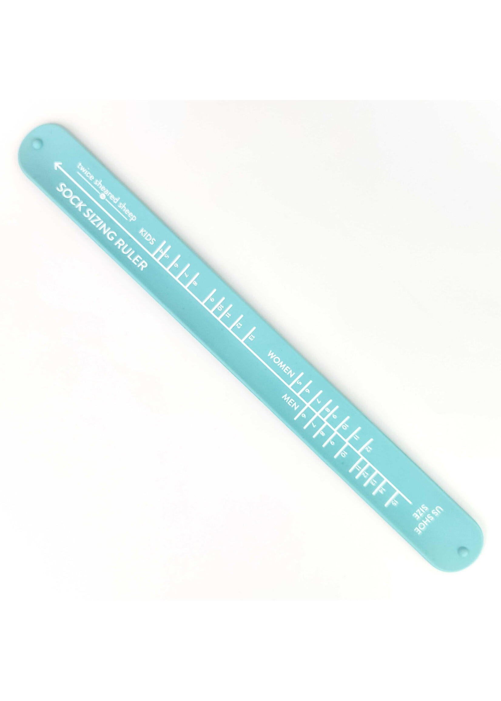 twice sheared sheep tss Sock Sizing Ruler
