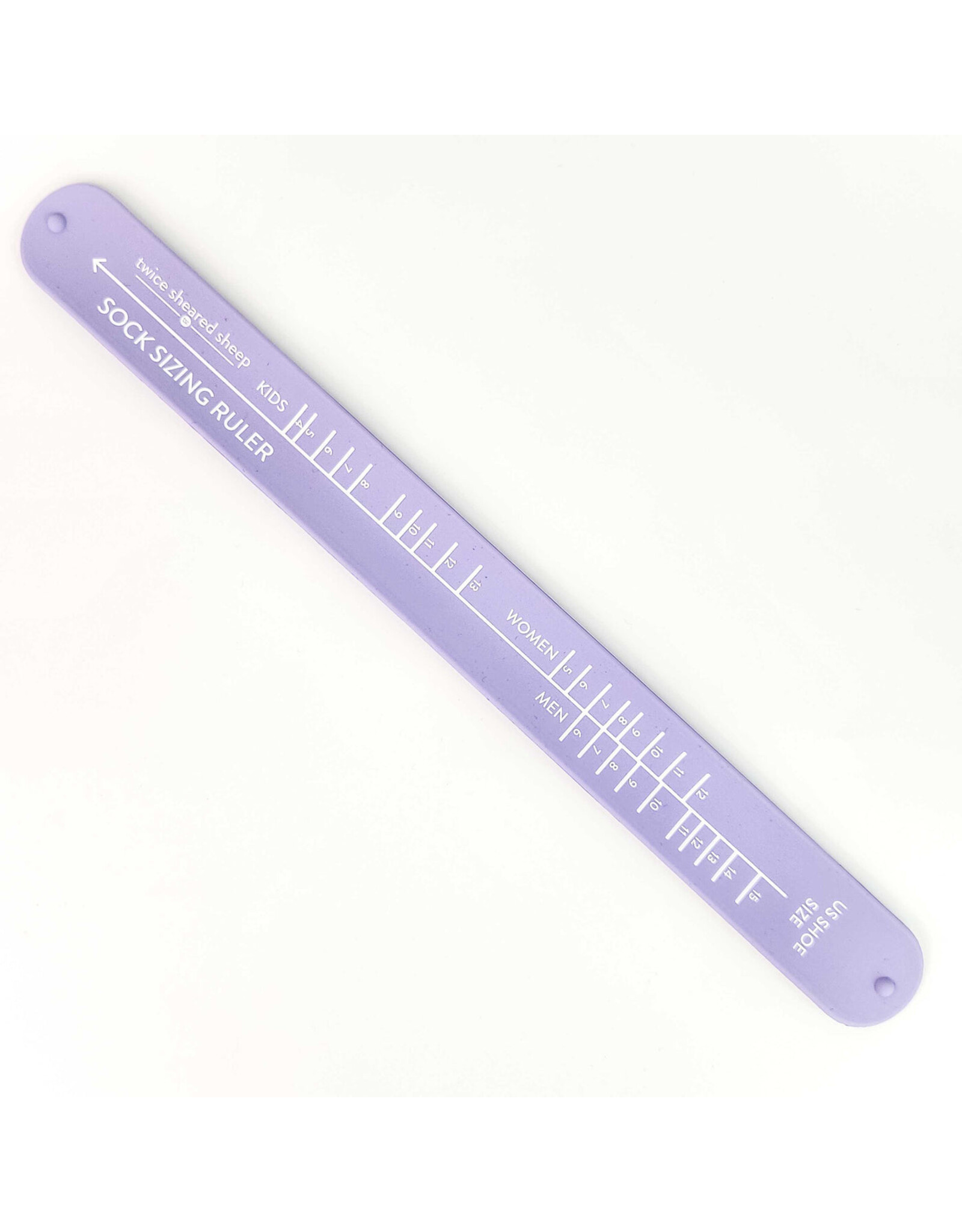twice sheared sheep tss Sock Sizing Ruler