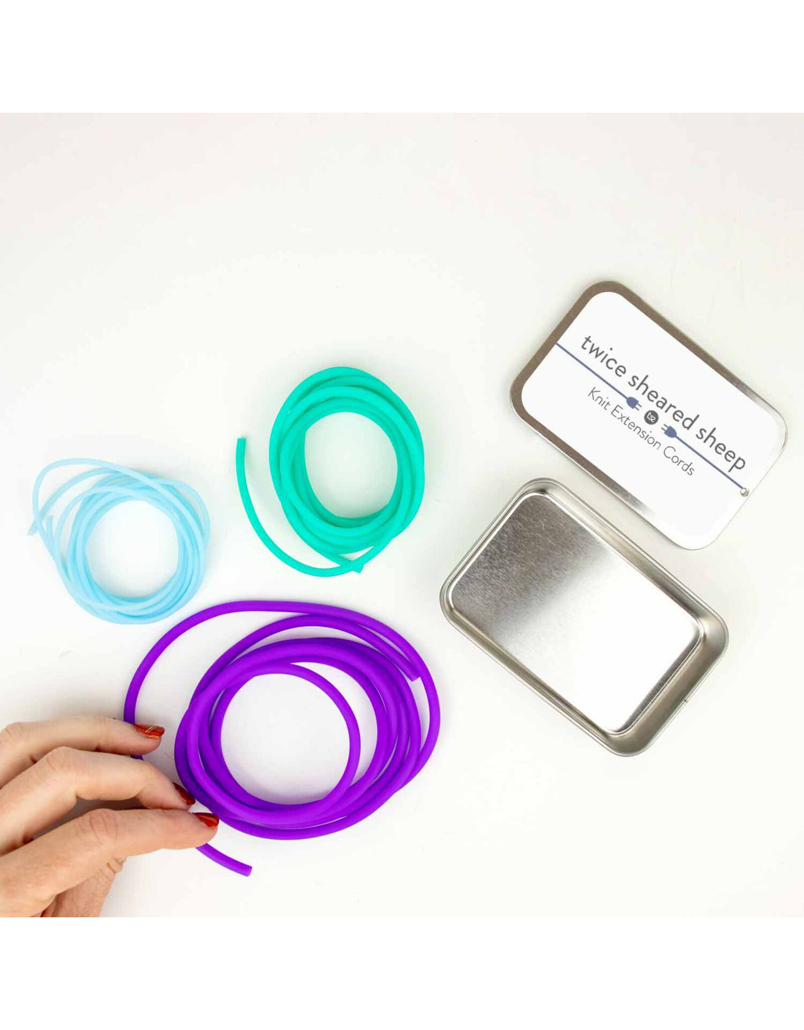 twice sheared sheep tss Knit Cords with Tin