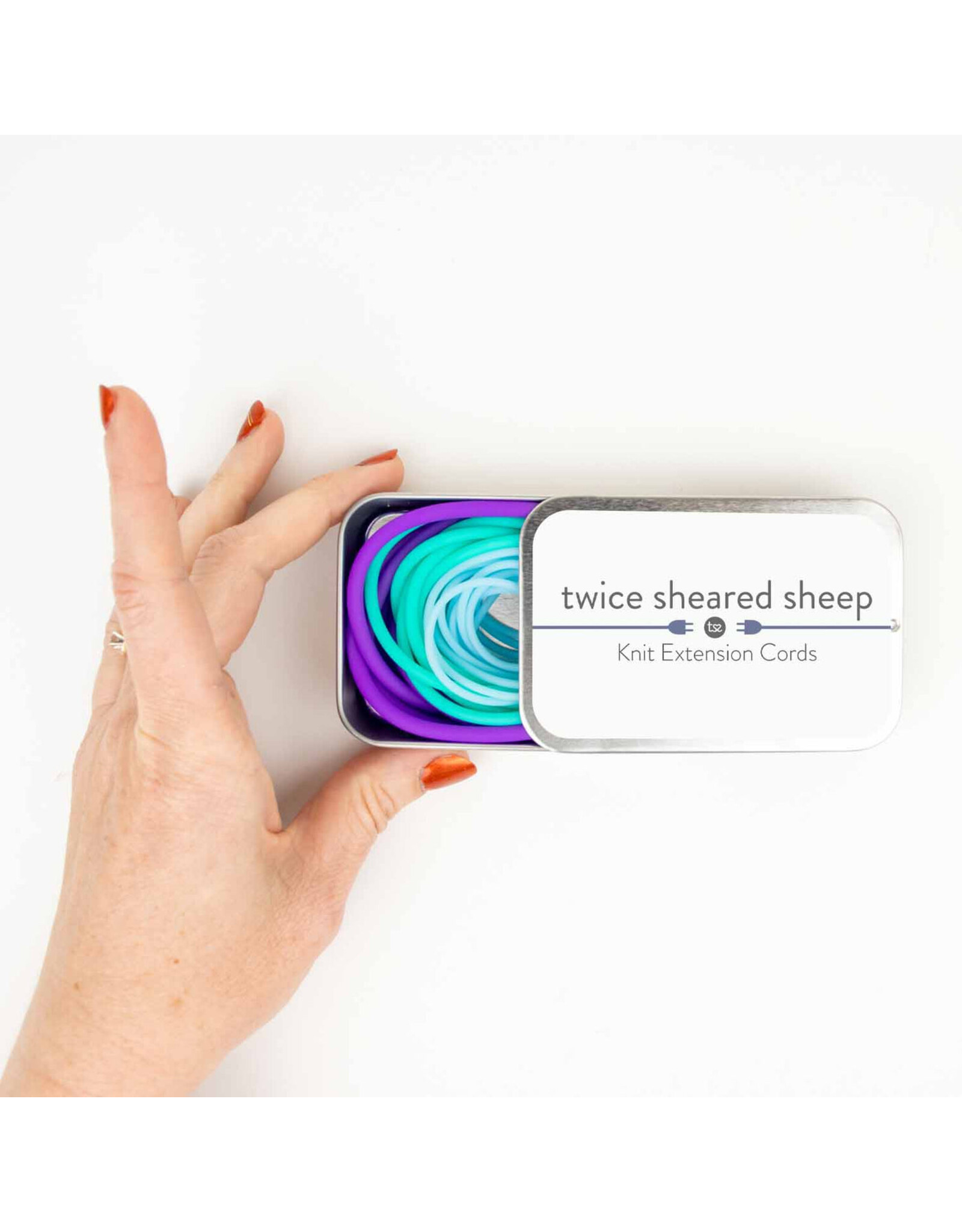 twice sheared sheep tss Knit Cords with Tin