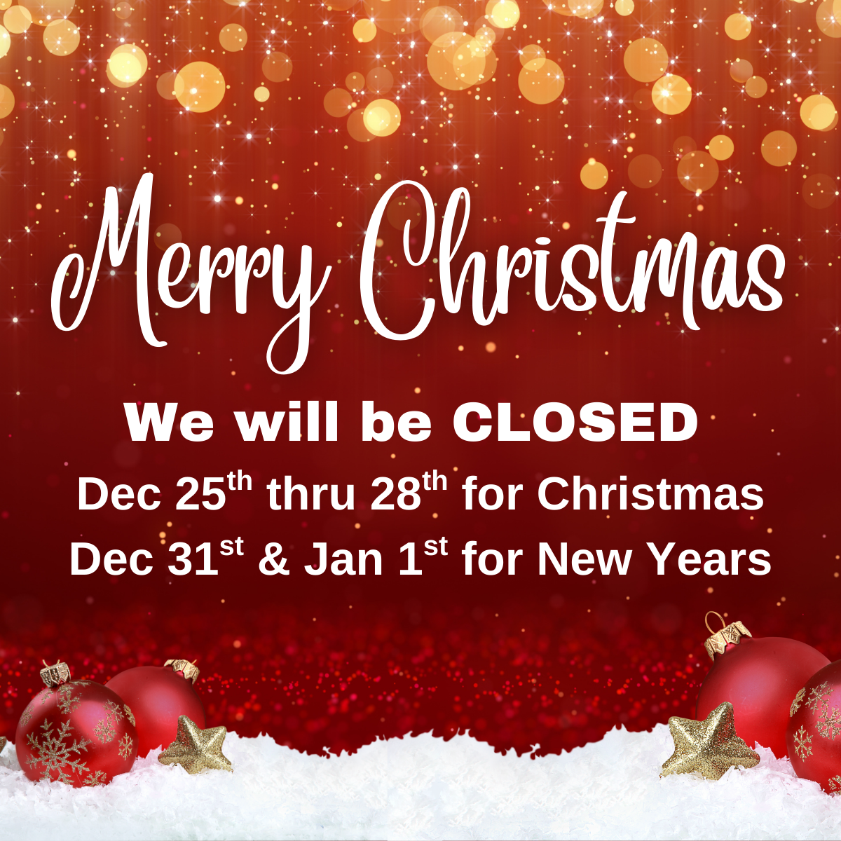 Merry Christmas and Happy Holidays 2025