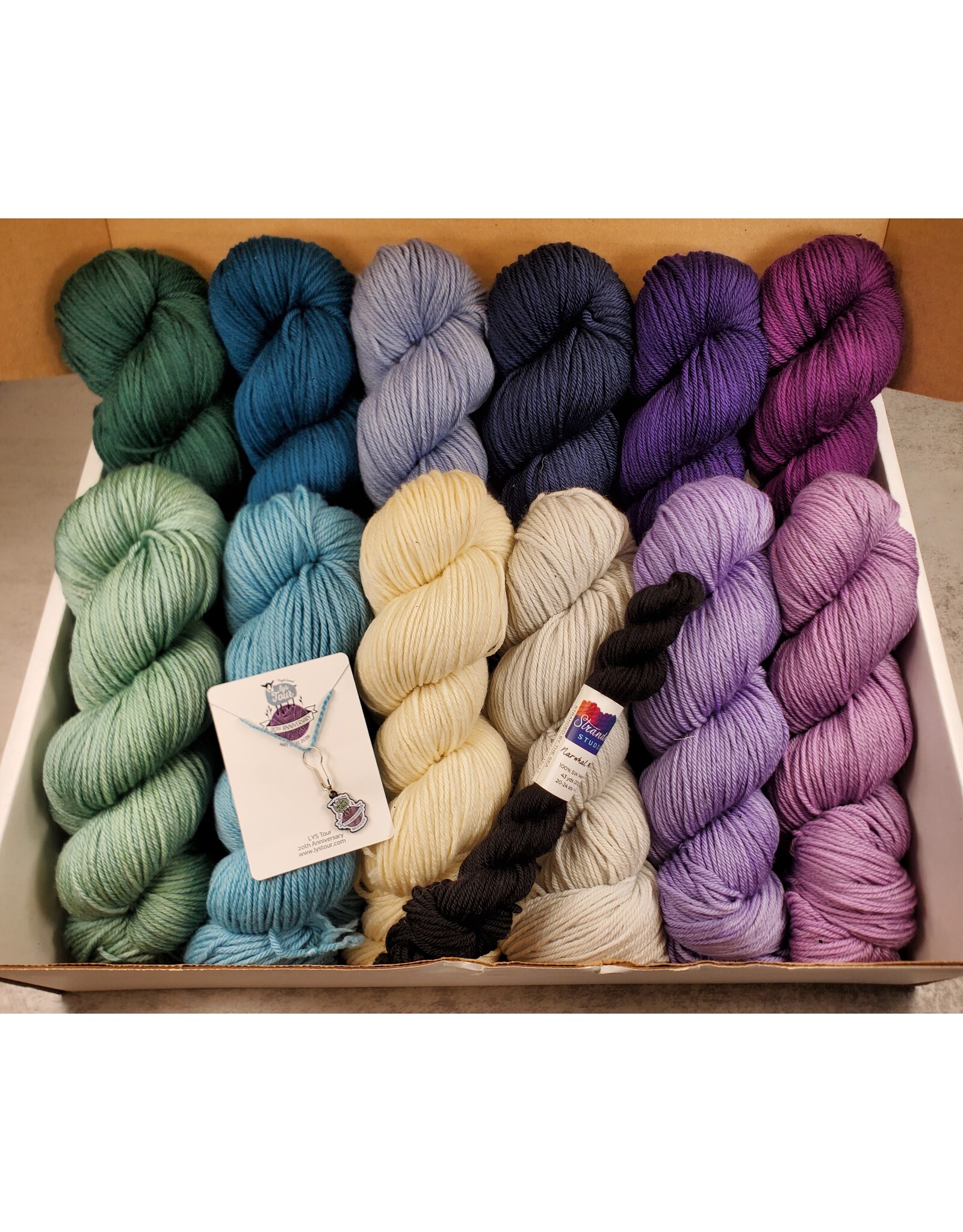 Stranded Studio Narwhal 100g Set 2026 LYS Tour Blanket Kit
