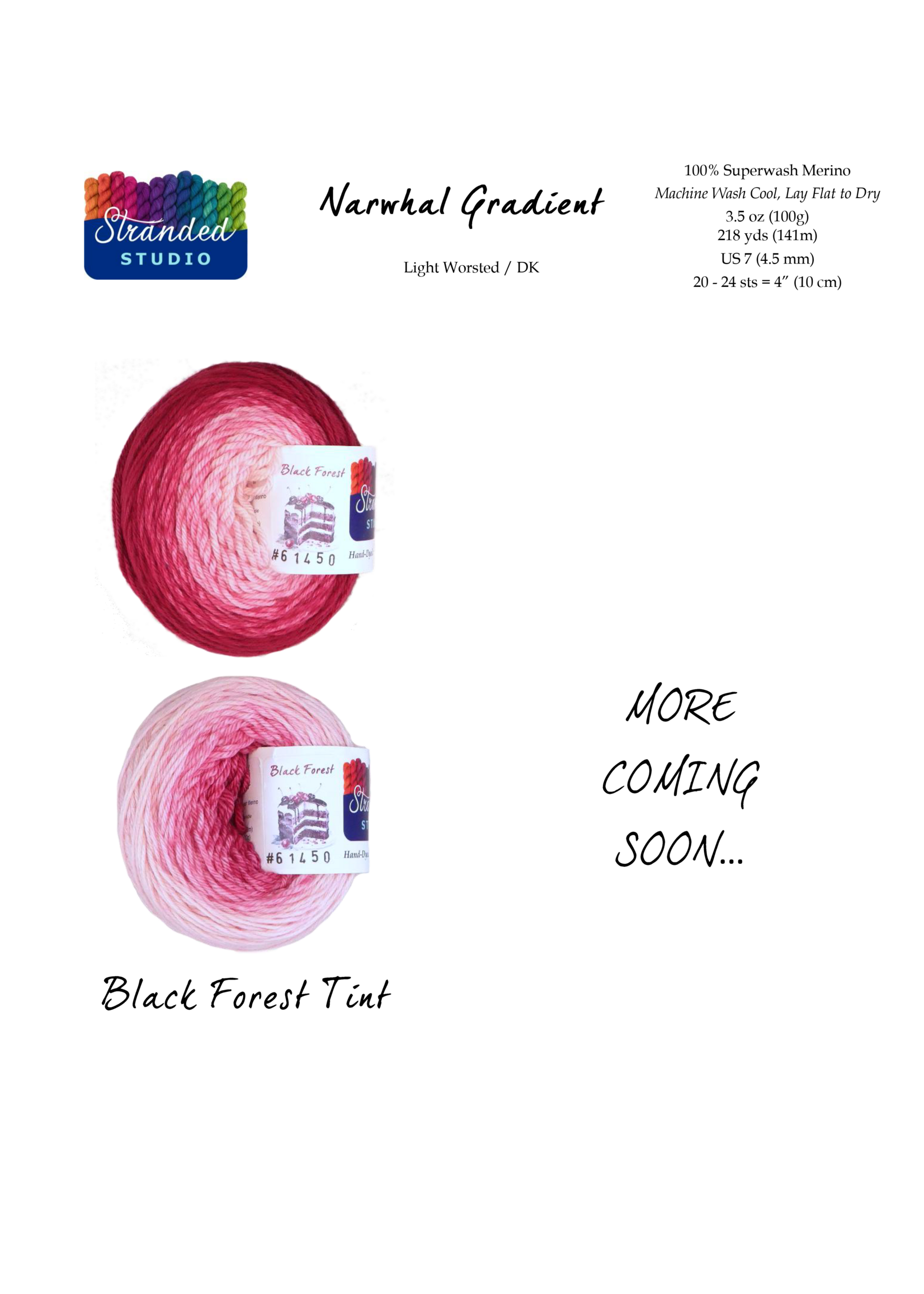 Stranded Studio Narwhal 100g Gradient