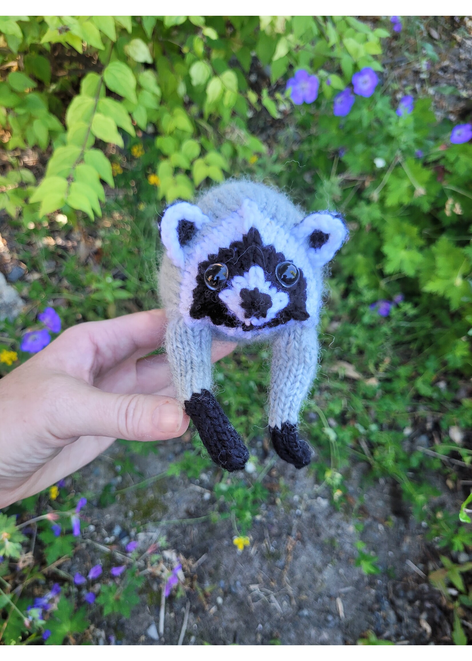 Stranded by the Sea Stranded Knit Pattern Jimothy the Wild Raccoon