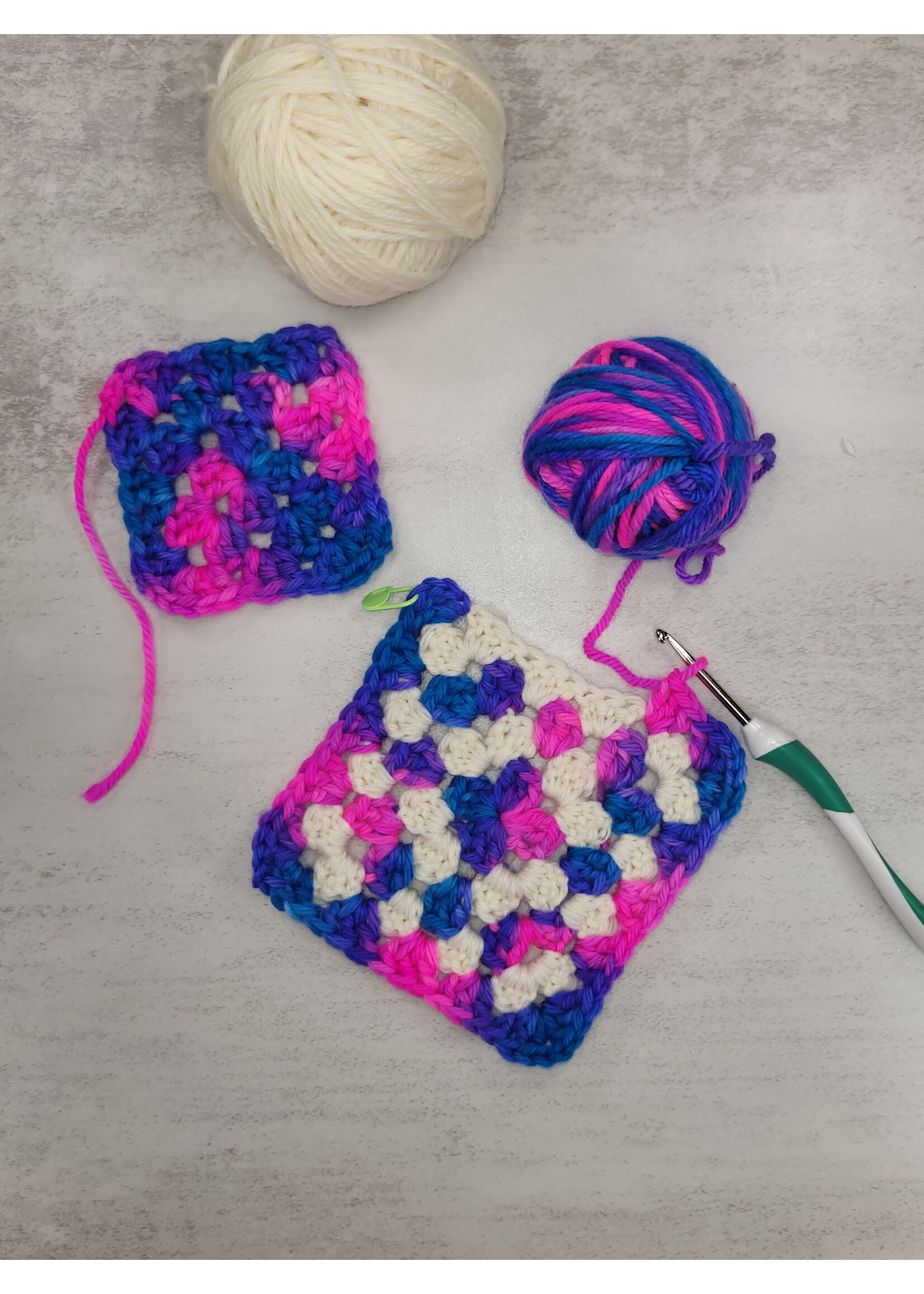 Stranded by the Sea Class: Learn to Crochet at Granny Square