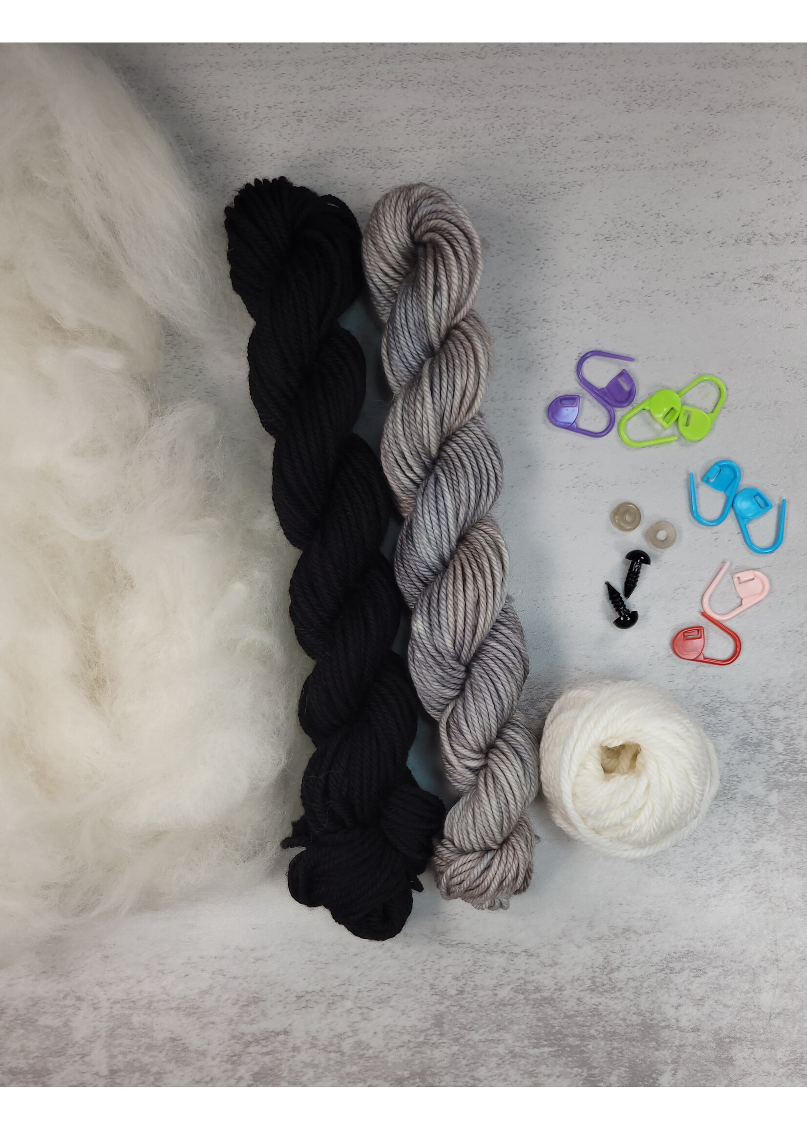 Stranded by the Sea Jimothy Knitting Kit MINI - Sandstone
