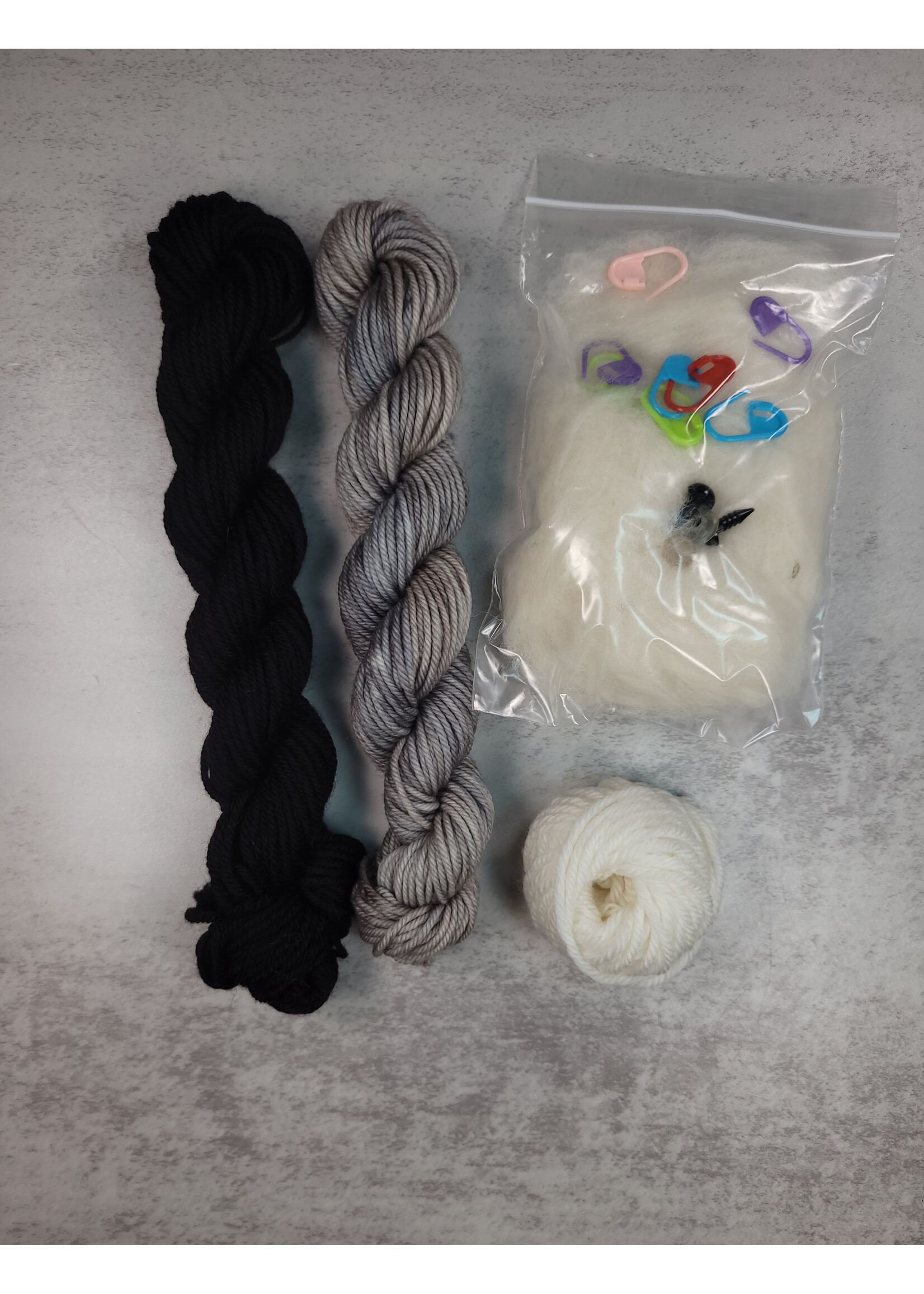 Stranded by the Sea Jimothy Knitting Kit MINI - Sandstone