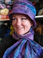 Kerri Kirk Instructor Class Wet Felted Hats