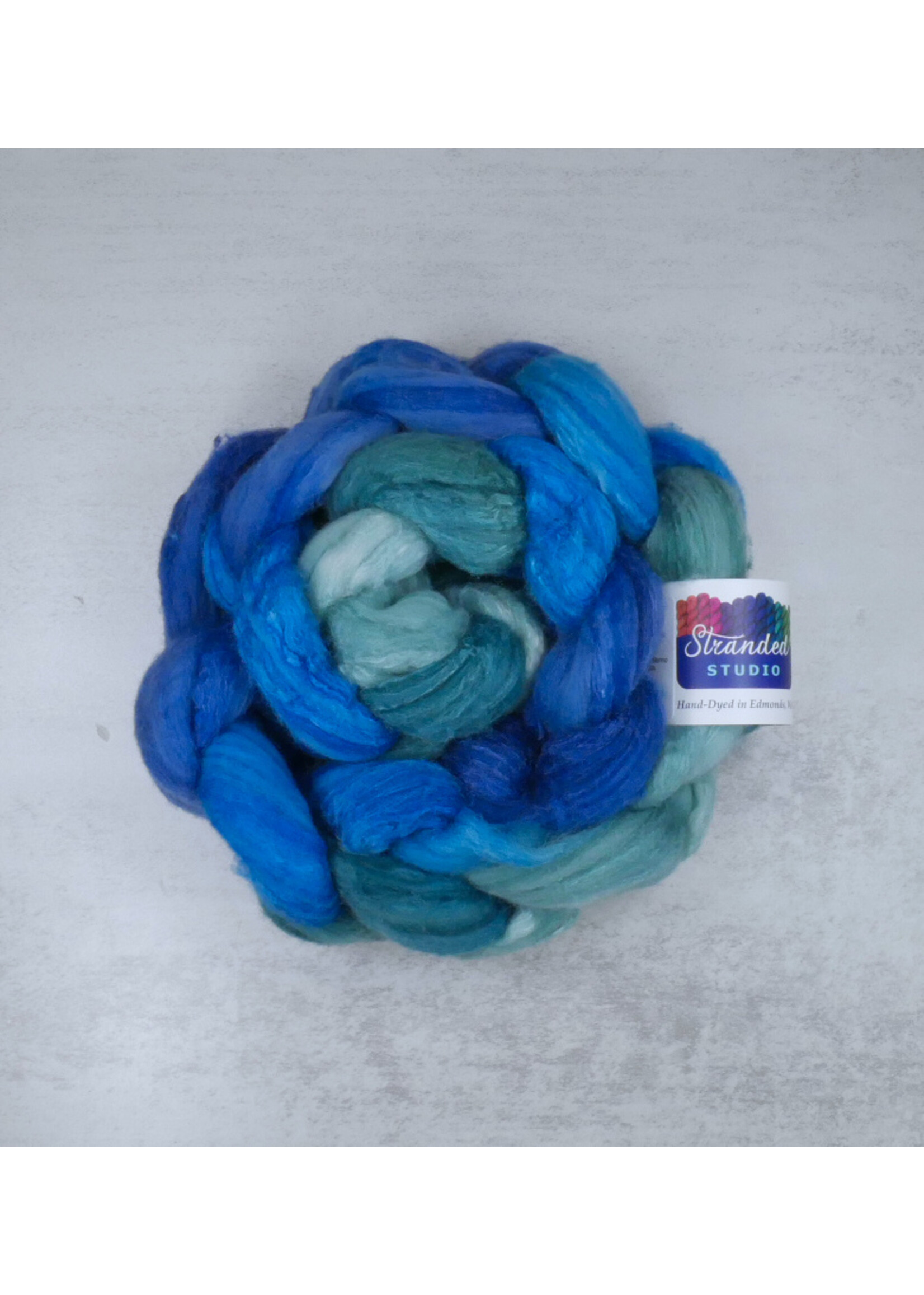 Stranded Studio Stranded Merino Silk Roving Marina