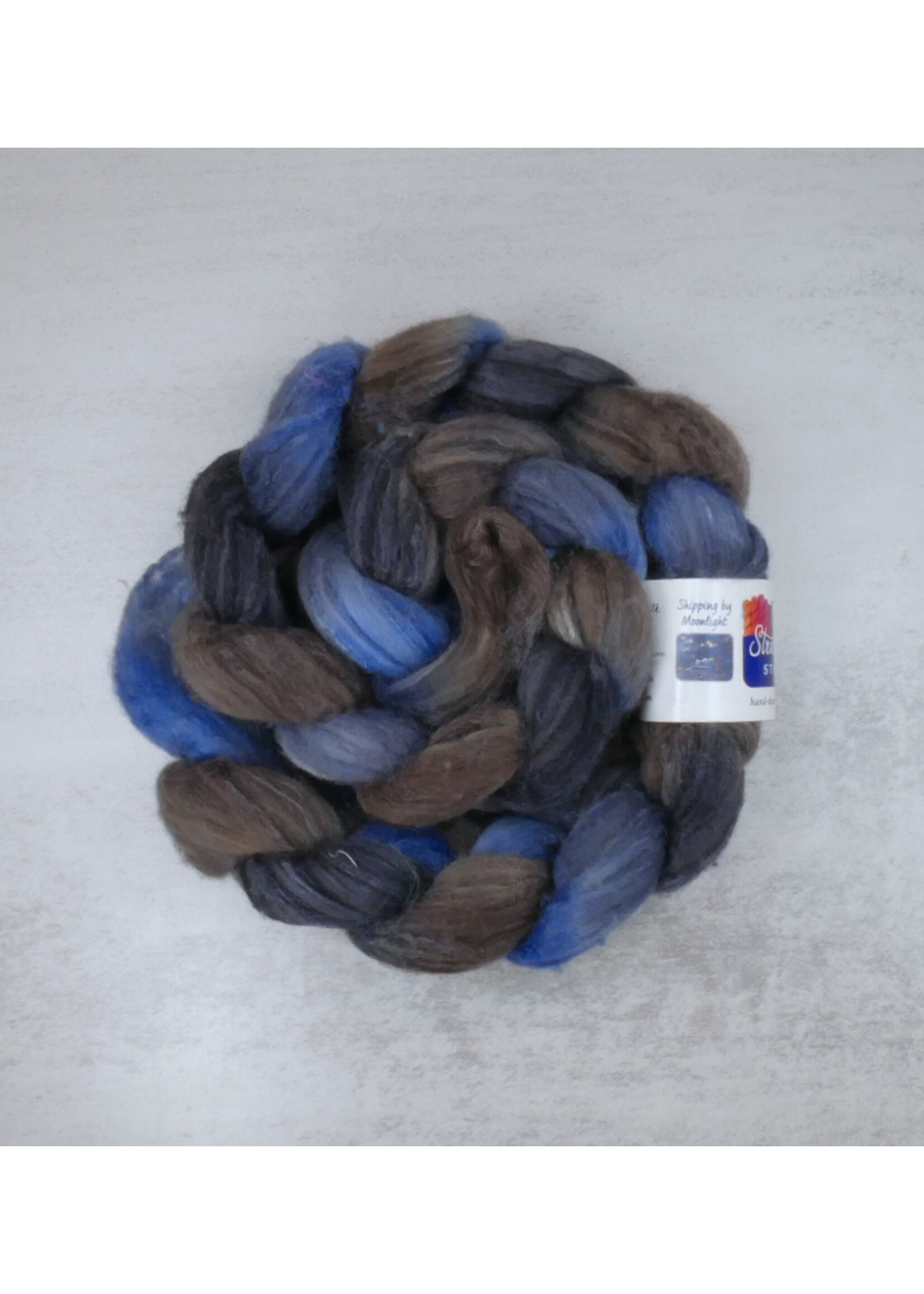 Stranded Studio Stranded Merino Silk Roving Shipping by Moonlight
