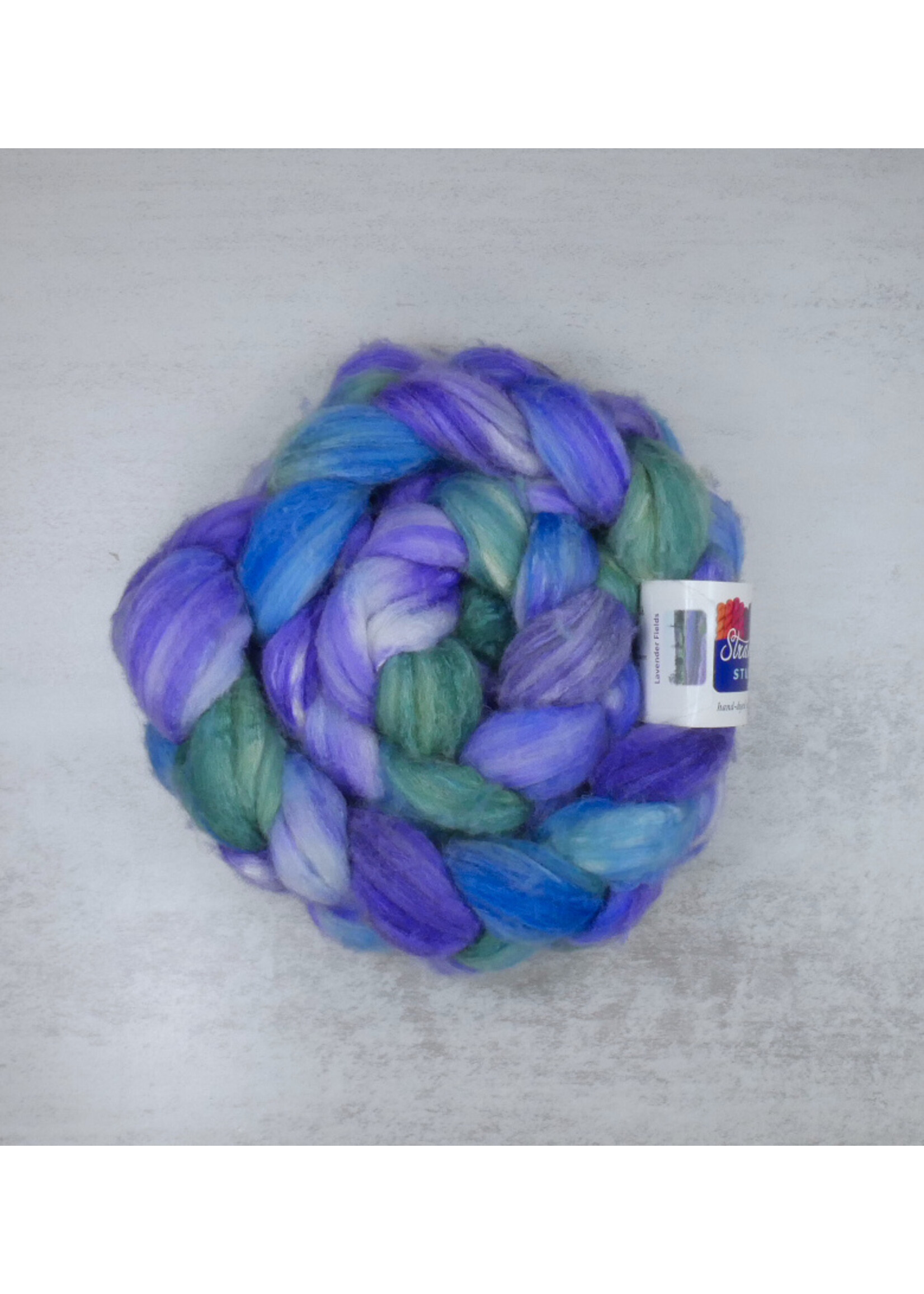 Stranded Studio Stranded Merino Silk Roving Lavender Fields