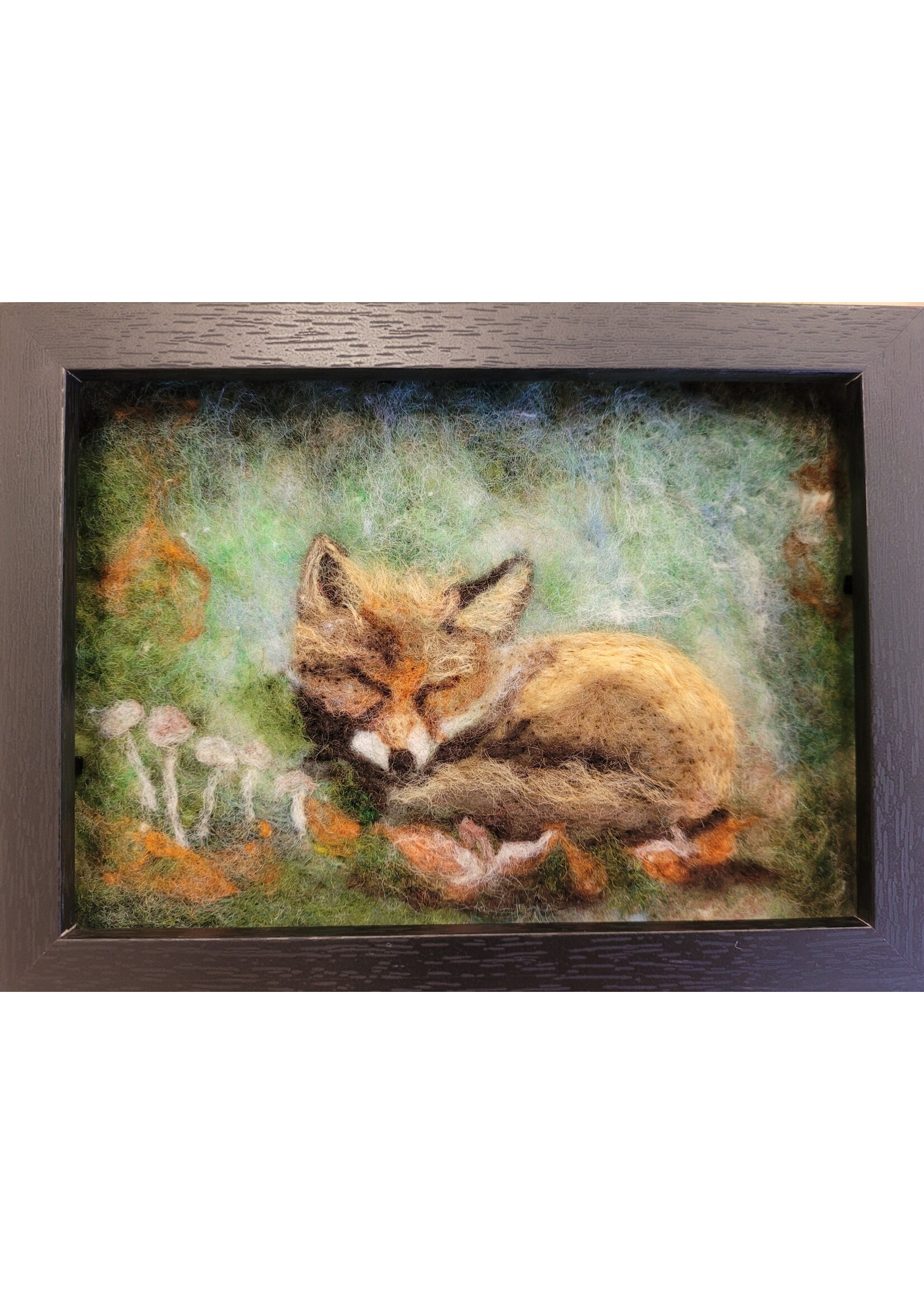 Kerri Kirk Instructor Class Needle Felted Wool Paintings