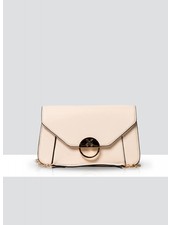 MADISON Lucy Flap Over Clutch - Nude