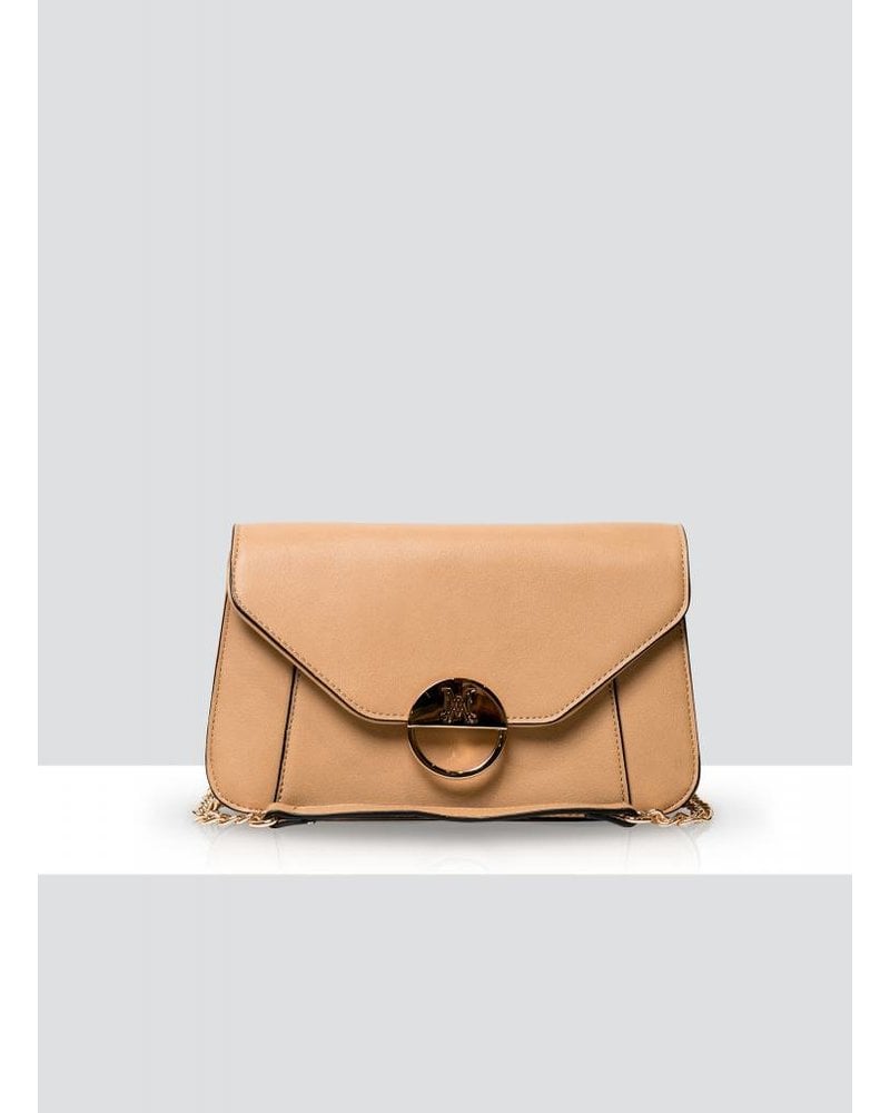 MADISON Lucy Flap Over Clutch - Honey