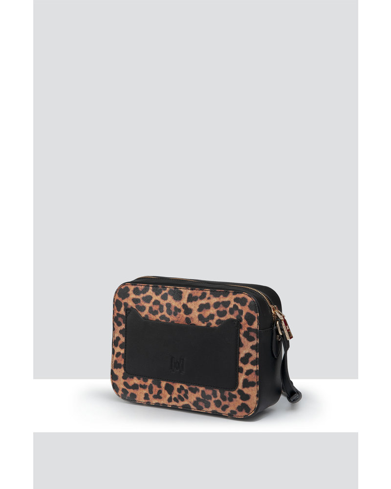 MADISON Molly Camera Bag - Leopard-Print/Black