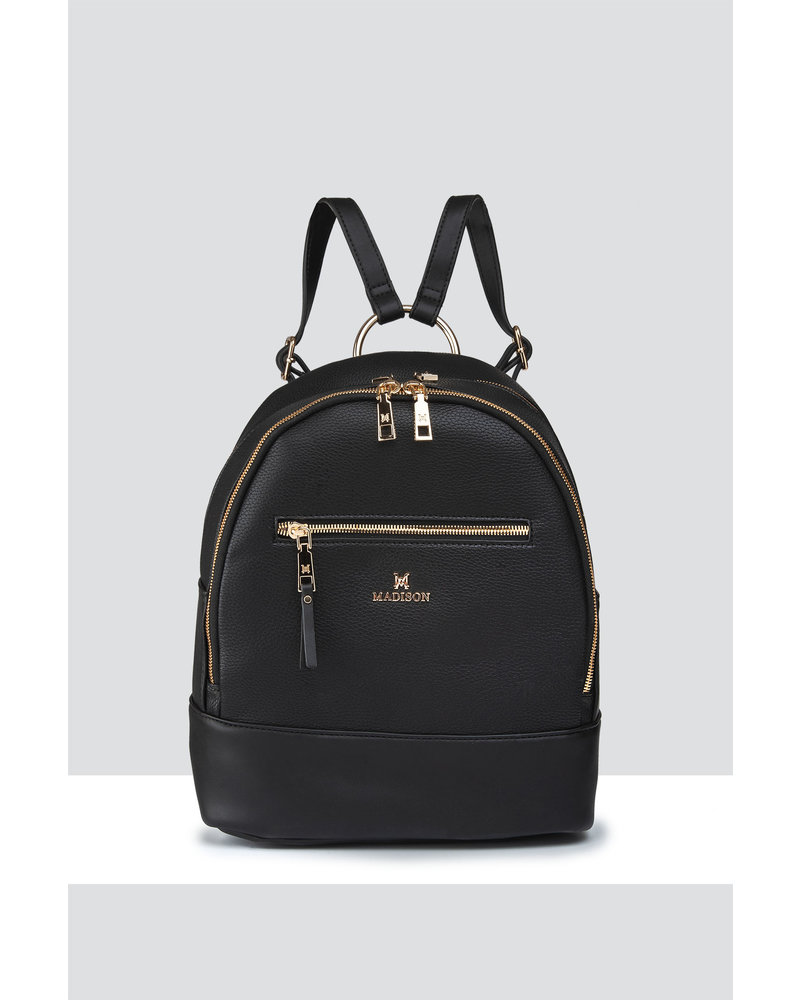 MADISON Libby Zip Top Backpack - Black