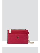 MADISON Hannah Zip Card Case - Red