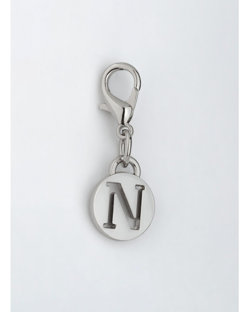 MADISON Letter Charm N - Silver
