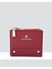 MADISON Arabella Small Double Zip Pocket Wallet - Red