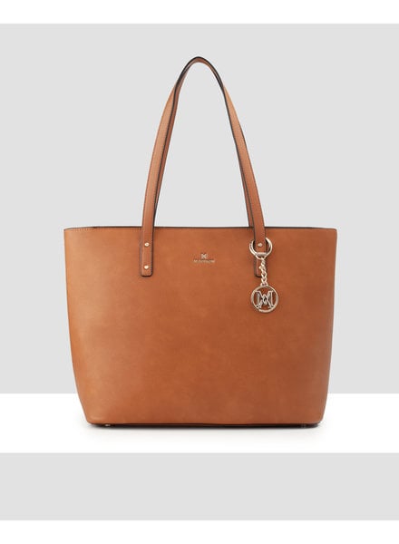 MADISON Evelyn Unlined Shopper Tote - Lt Tan
