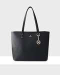 MADISON Evelyn Unlined Shopper Tote - Black