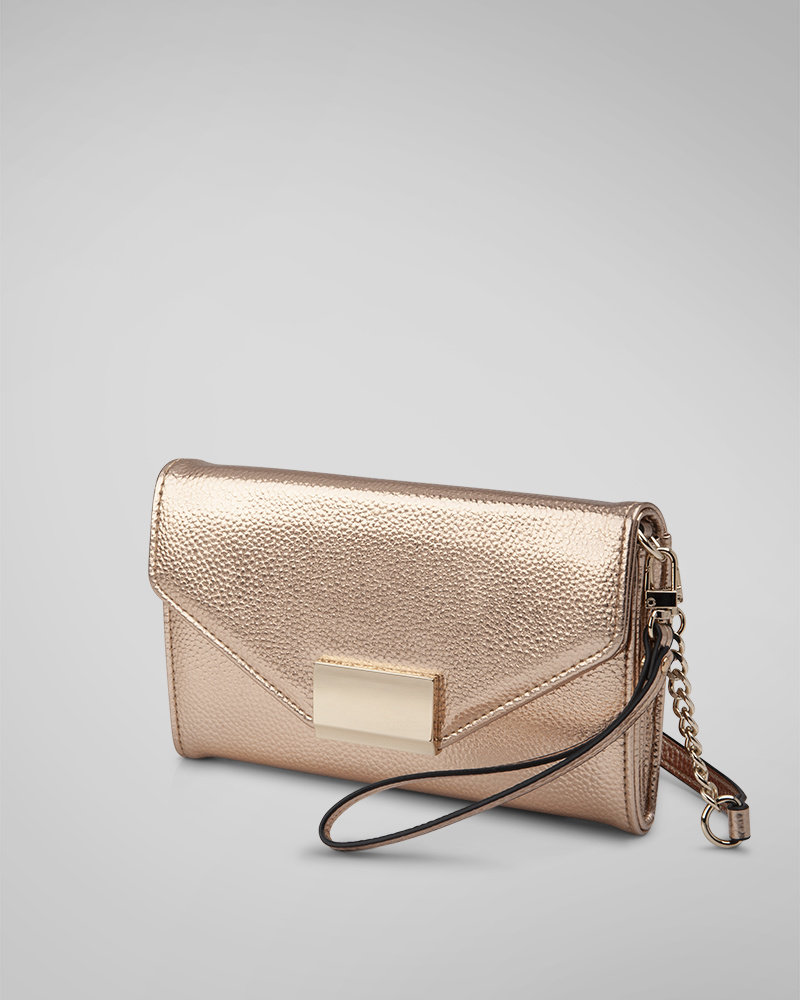 MADISON Jennifer E/W Wallet & Bag Convertible - Rose Gold