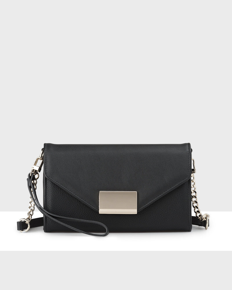 MADISON Jennifer E/W Wallet & Bag Convertible - Black