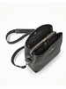MADISON Joanie Crossbody Bucket Bag + Monogram Webbing Strap - Black