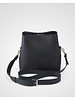MADISON Joanie Crossbody Bucket Bag - Black /Plait Strap