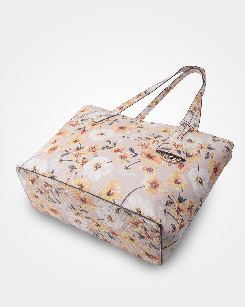 MADISON Ivy Small Tote Bag - Yellow Stone Floral