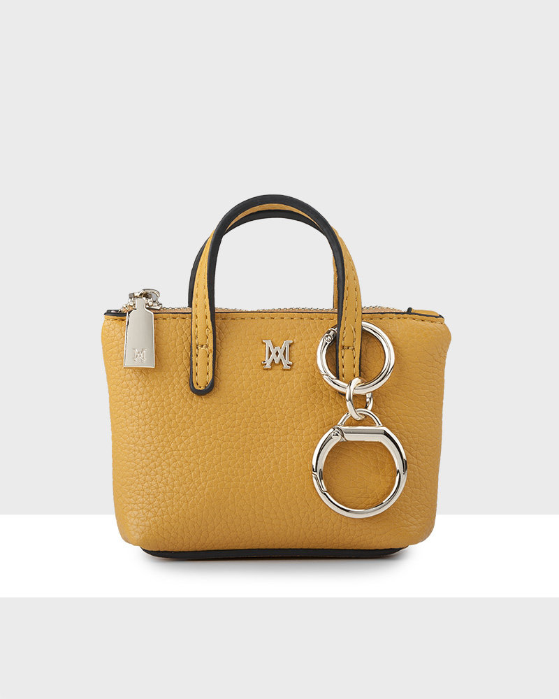 MADISON Evelyn Unlined Shopper Tote + Millie- Lt Tan/Yellow