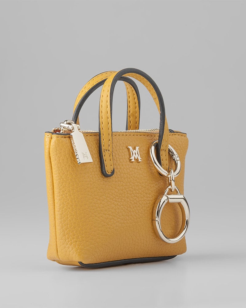 MADISON Evelyn Unlined Shopper Tote + Millie- Lt Tan/Yellow