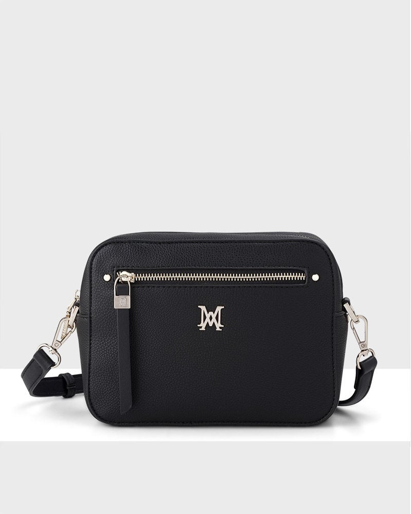 MADISON Molly Camera Bag - Black + Black Webbing Strap
