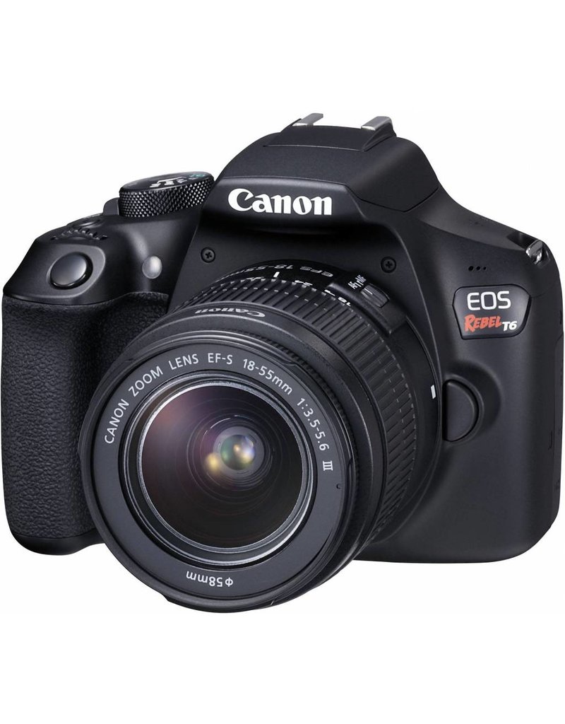 Canon EOS Rebel T6 with 18-55mm IS II