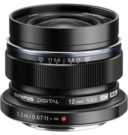 Olympus MFT 12mm F2.0 [Black]