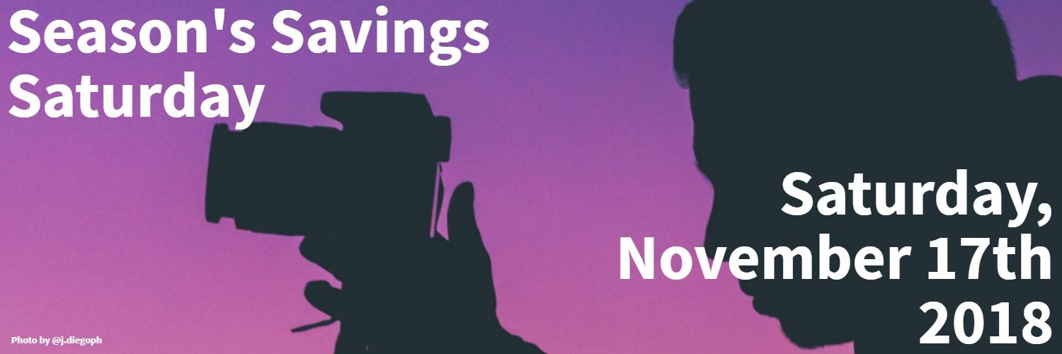 Season's Savings Saturday