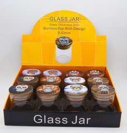 SNS Flower Glass Jars