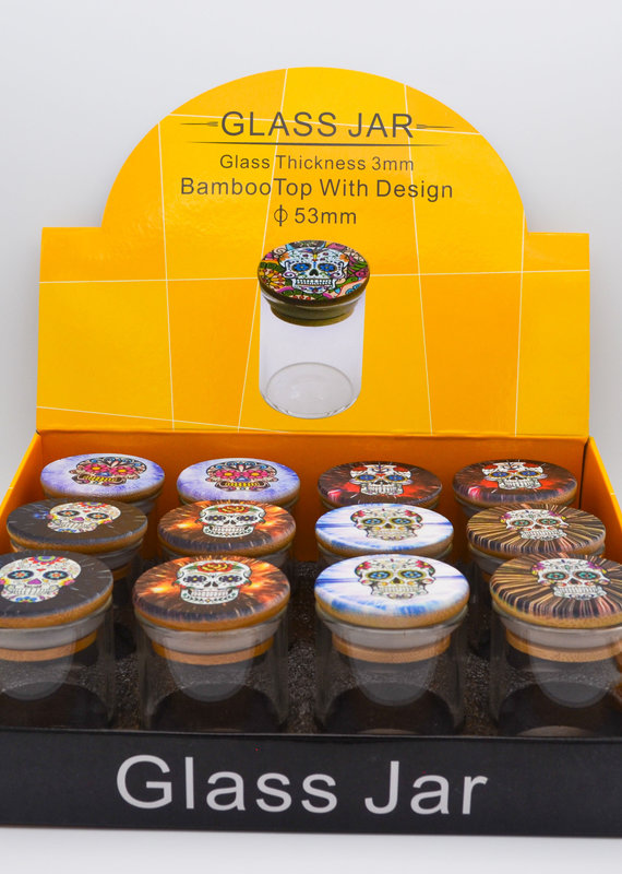 SNS Flower Glass Jars