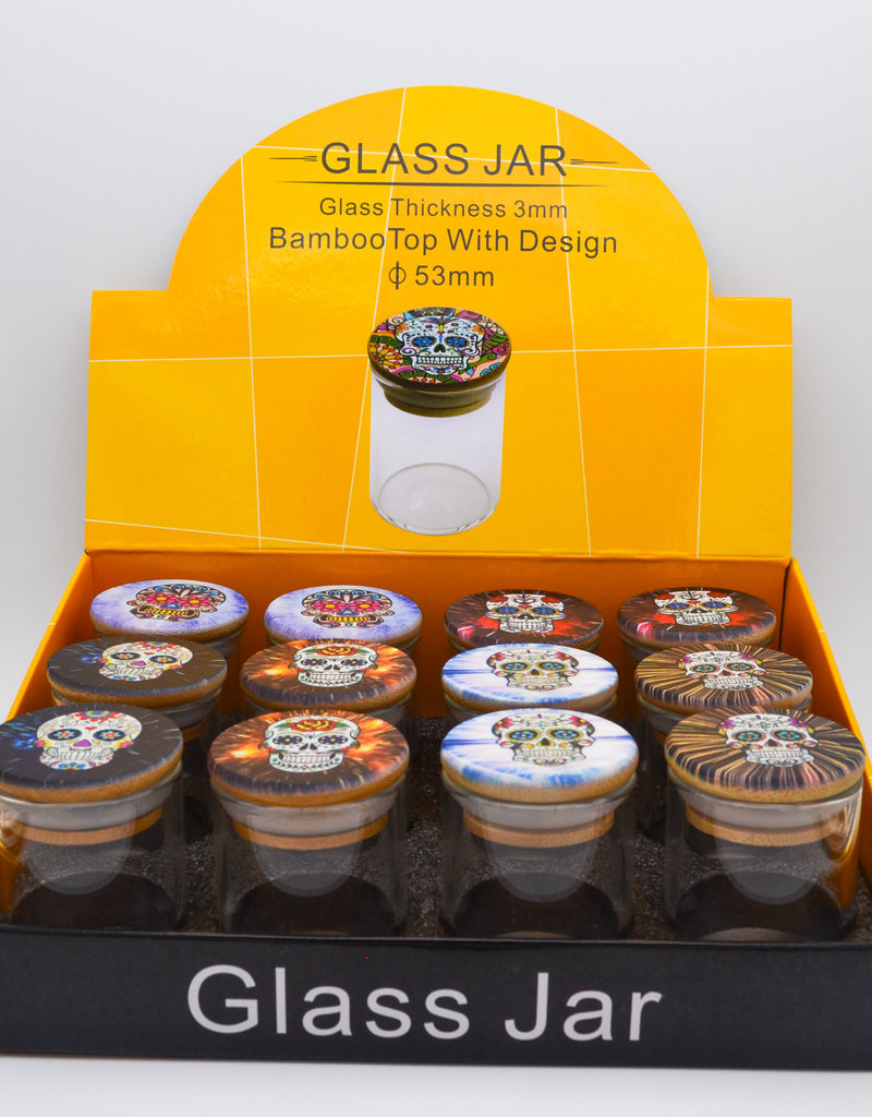 SNS Flower Glass Jars