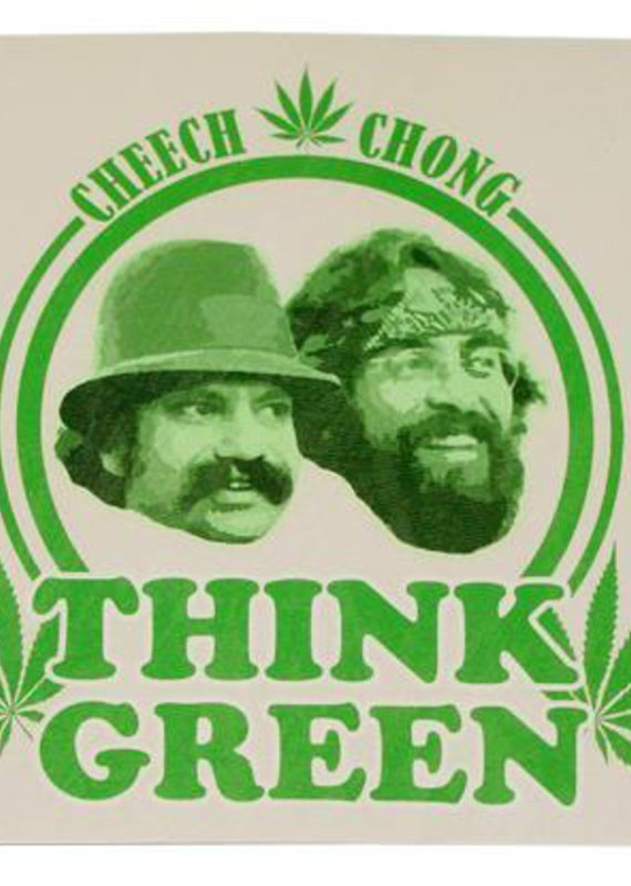 Cheech & Chong Cheech&Chong "Think Green" Sticker