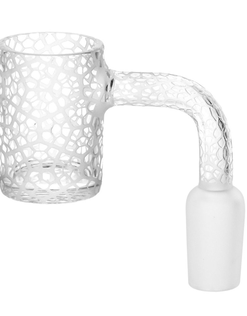 Pulsar Pulsar Cellular Mosaic Etched Quartz Banger 14mm Male