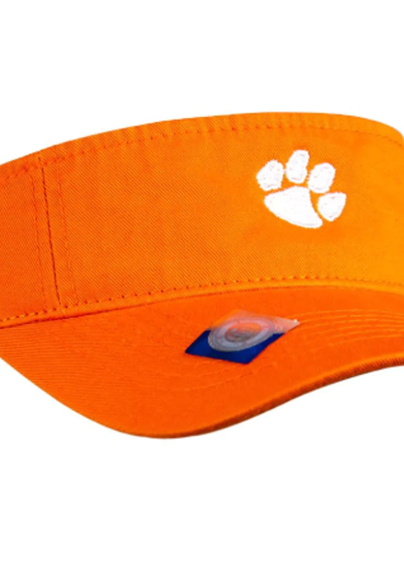 Clemson Clemson Paw Visor Orange