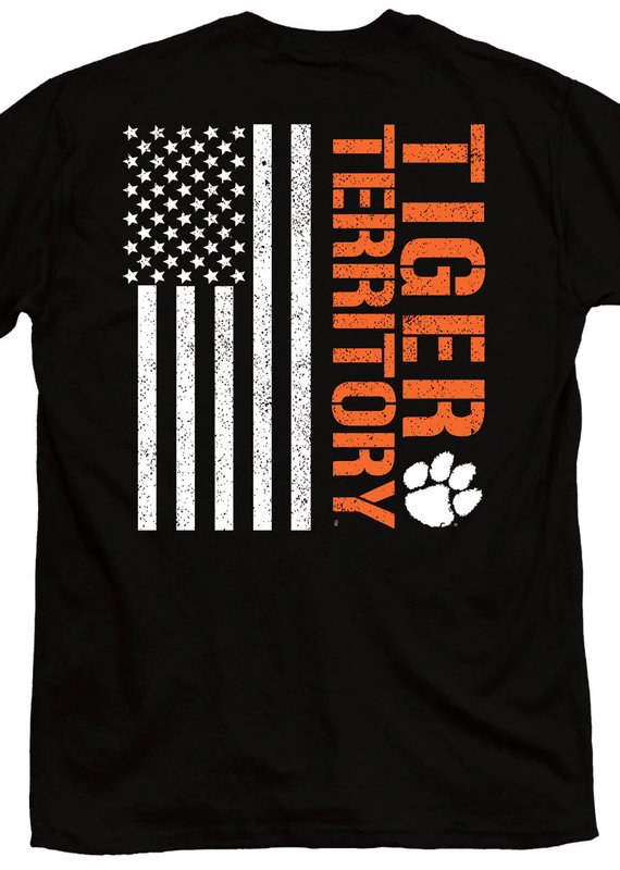 Clemson Clemson Tiger Territory Flag Shirt