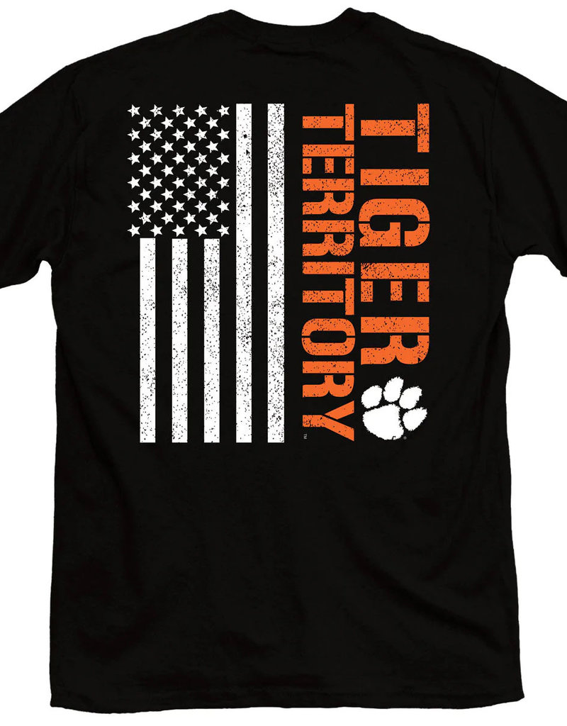 Clemson Clemson Tiger Territory Flag Shirt