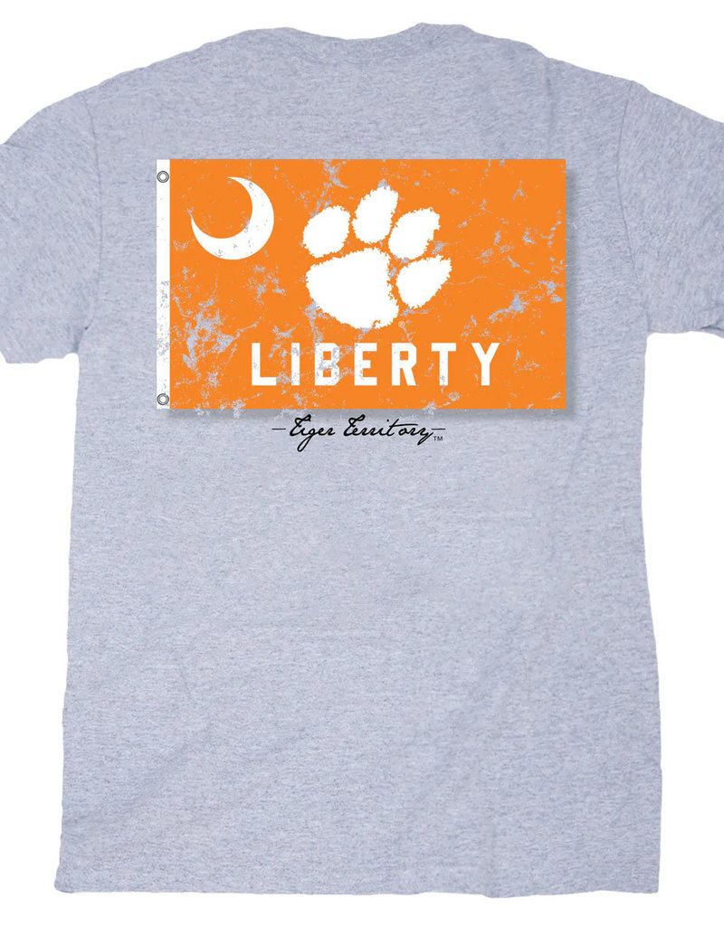Clemson Clemson Liberty Flag Shirt