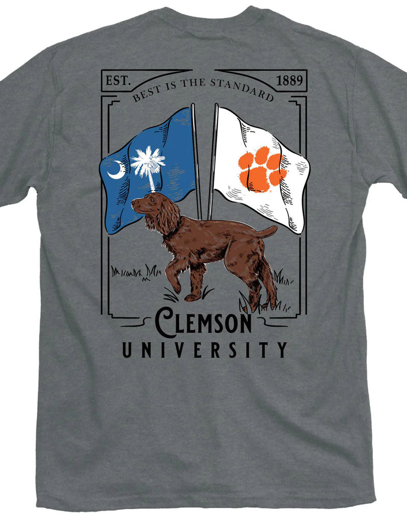 Clemson Clemson Boykin With Flags shirt