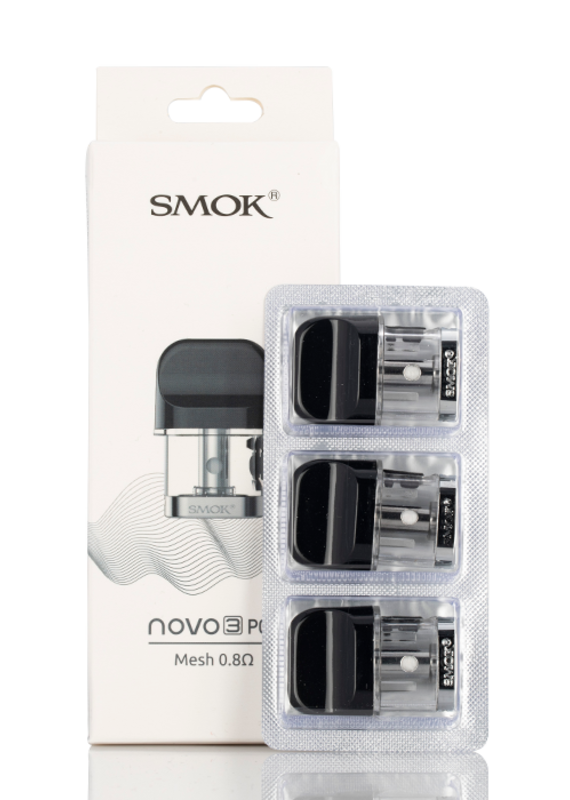 SMOK Smoktech Novo 3 Pod Mesh 3pk .8 ohm