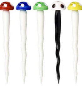 AFG Toadstool Mushroom Twister Glass Dab Tool 5"