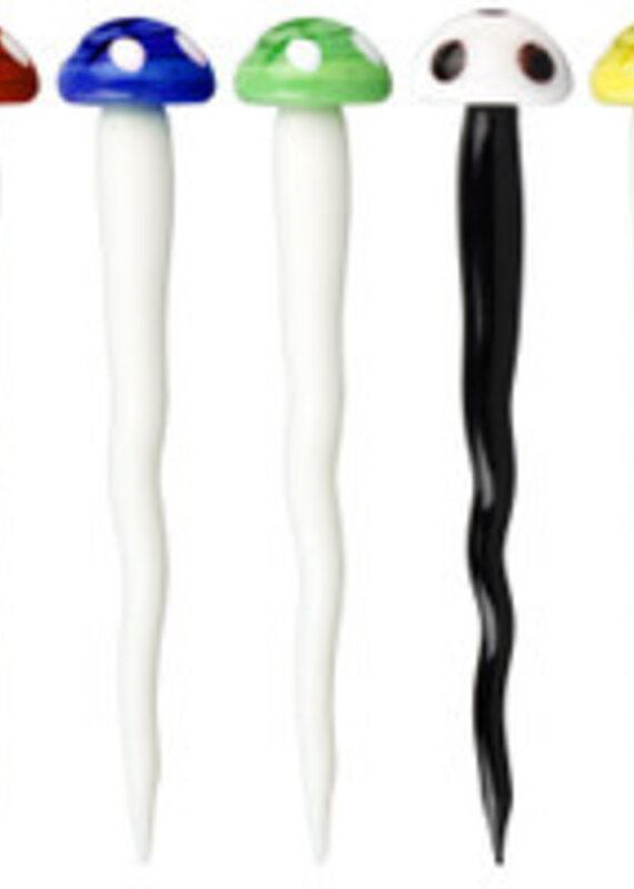 AFG Toadstool Mushroom Twister Glass Dab Tool 5"