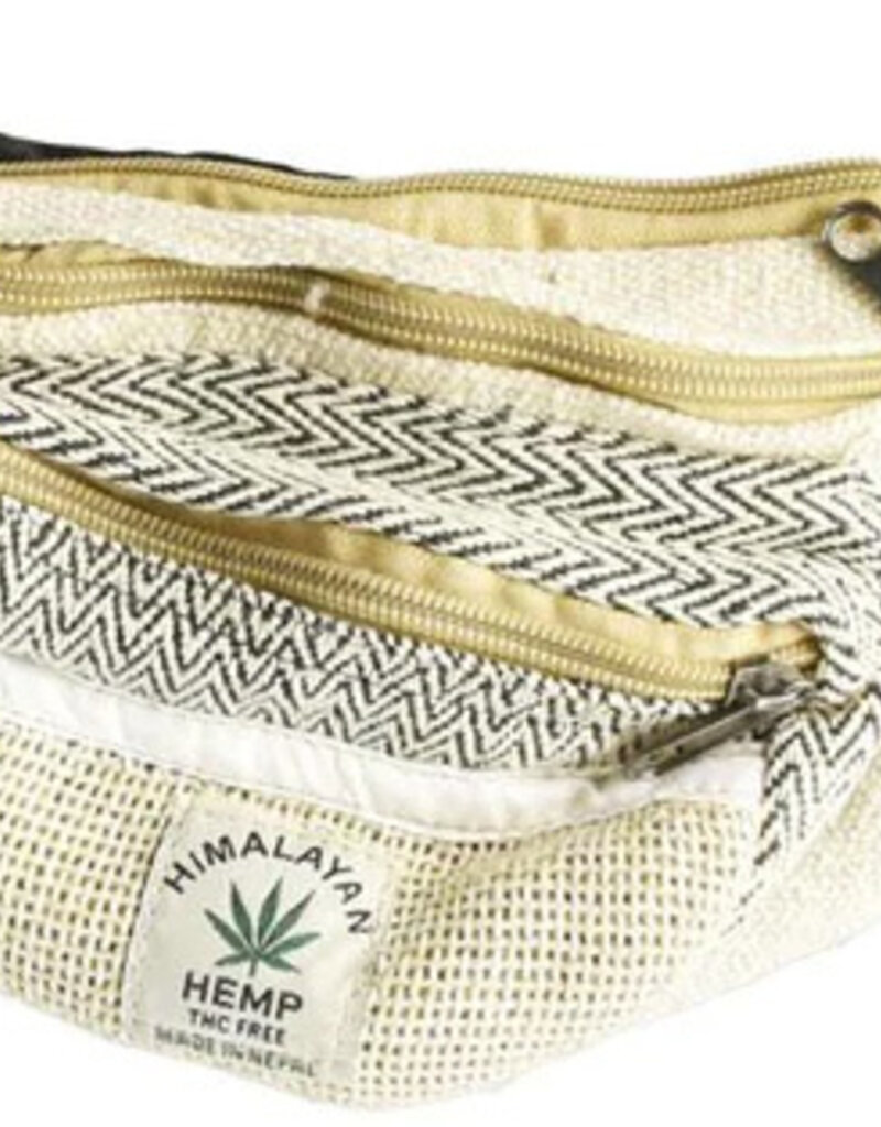 ThreadHead Himalayan Hemp 4-Compartment Fanny Pack